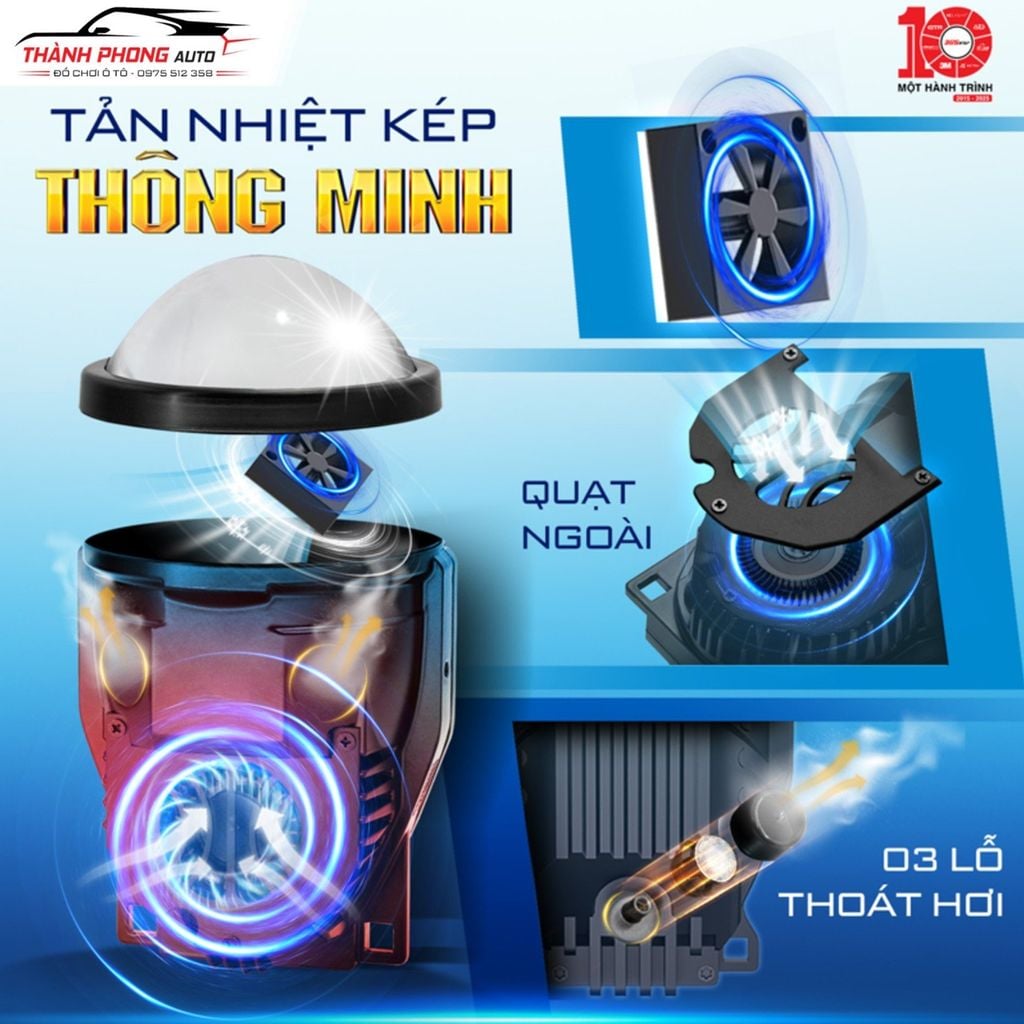 Bi gầm ô tô Xlight F10 new