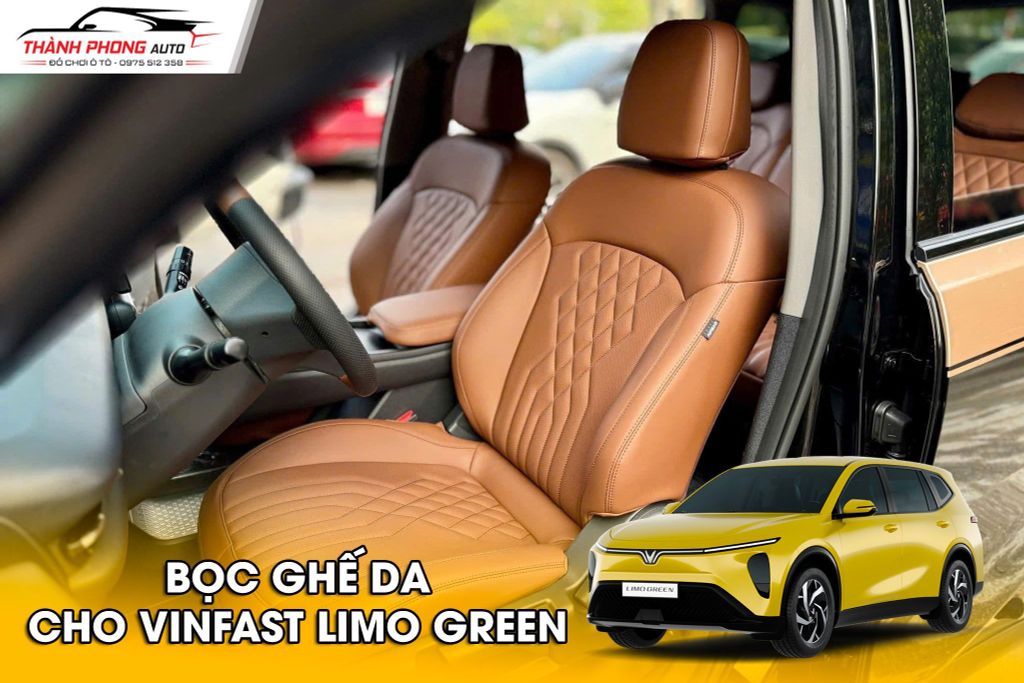 bọc ghế da limo green