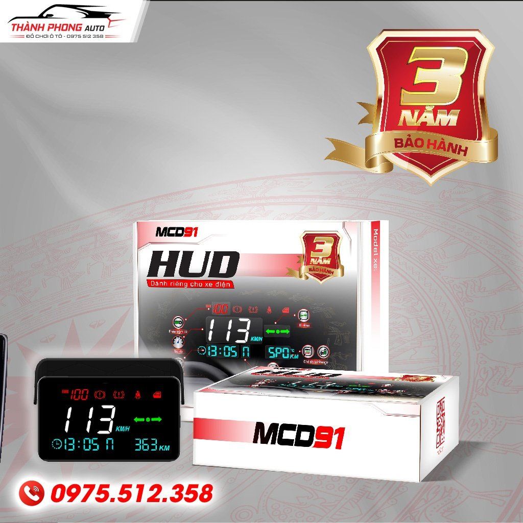 màn hình hiển thị HUD cho vinfast limo green