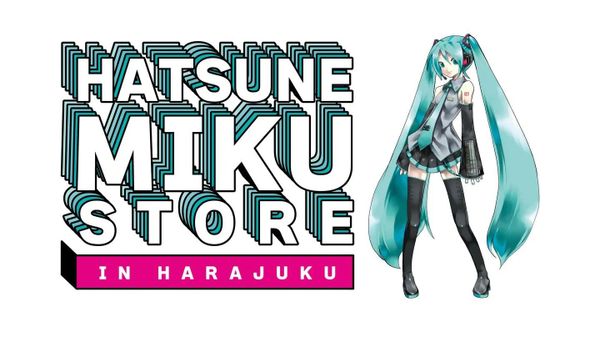Logo Hatsune Miku Store in Harajuku khai trương tháng 4 2026