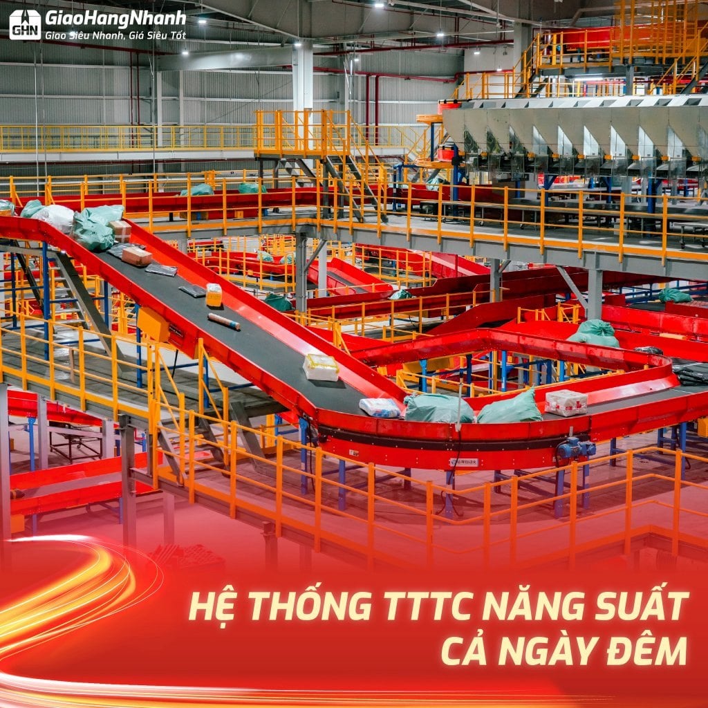 GHN hỗ trợ lưu kho, phân loại và giao đơn hàng nhanh chóng