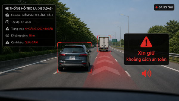camera ADAS yêu cầu giữ khoảng cách an toàn