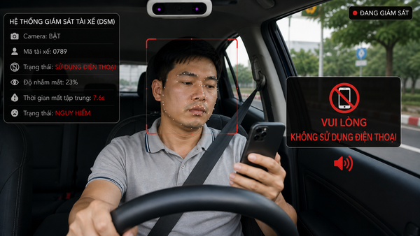 camera DSM cảnh báo không được sử dụng điện thoại