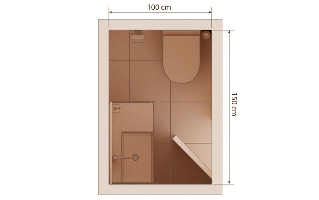 Khoảng cách không hợp lý giữa các thiết bị vệ sinh sẽ dẫn đến phòng tắm không thoải mái