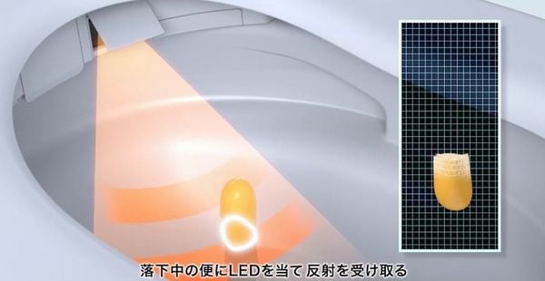 Công nghệ đọc sức khỏe từ toilet TOTO