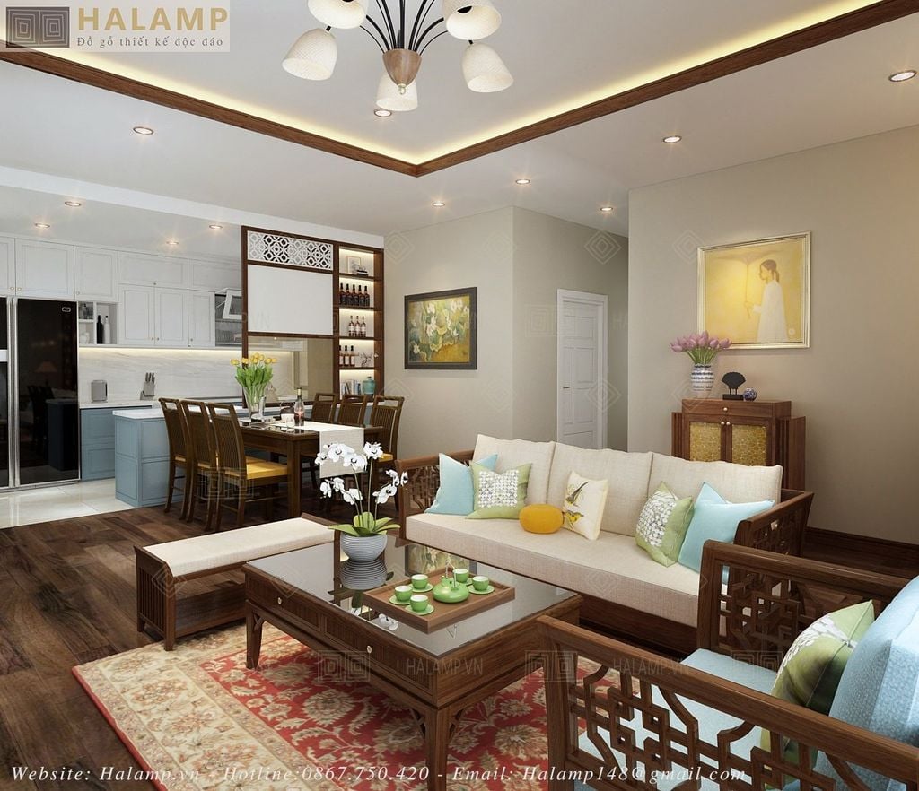 Thiết kế phòng khách chung cư Seasons Avenue