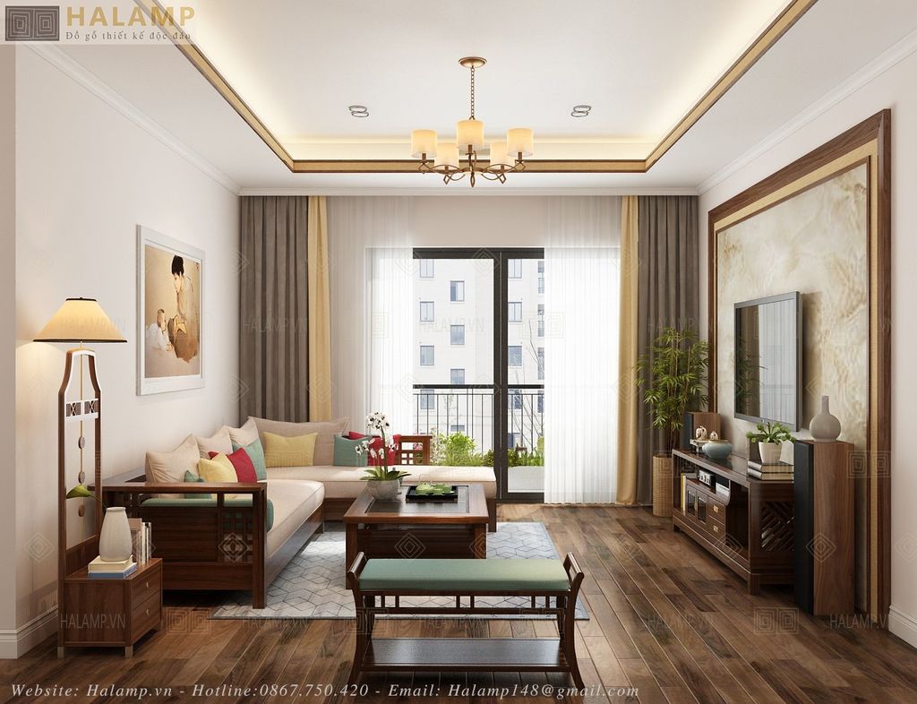 Thiết kế phòng khách chung cư goldmark city