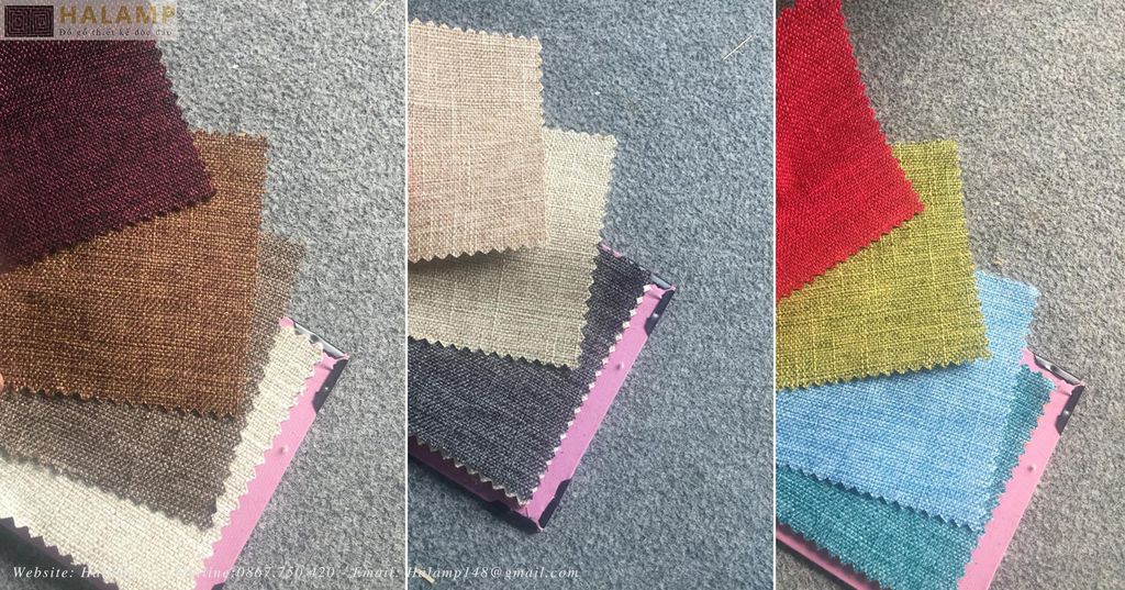 Chất vải nỉ sợi thô phù hợp với may đệm ghế grand bois