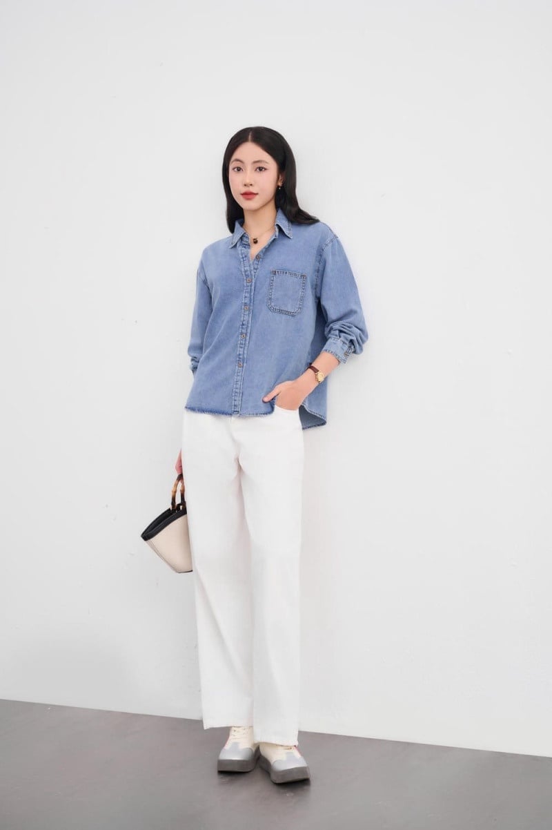 quần trắng phối với áo màu gì nữ