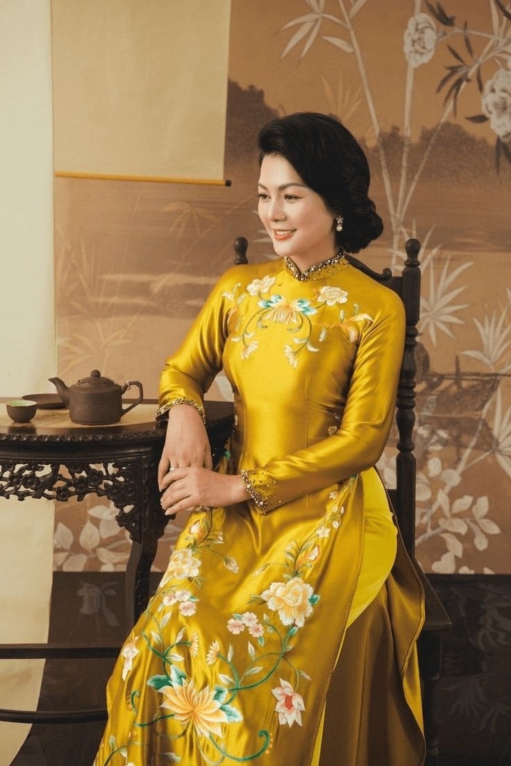áo dài cho mẹ cô dâu