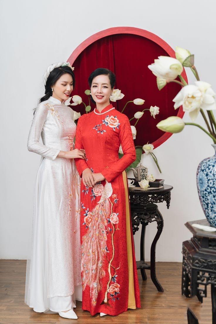 áo dài cho mẹ cô dâu
