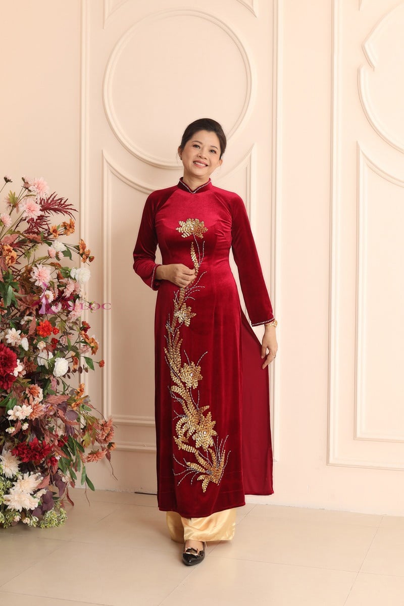 áo dài cho mẹ cô dâu