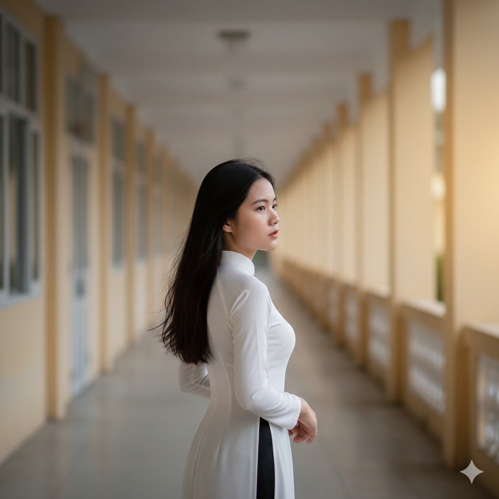 Quay lưng nhẹ nhàng, khoe góc nghiêng