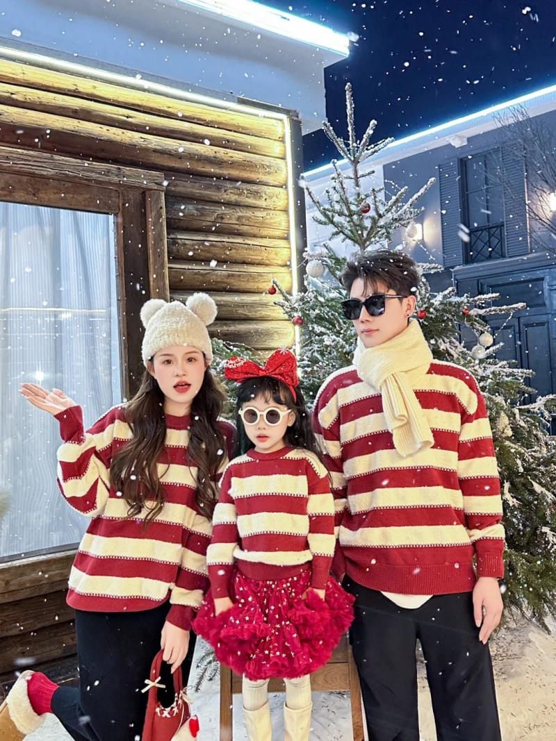 Mẫu áo đồng phục gia đình mùa đông
