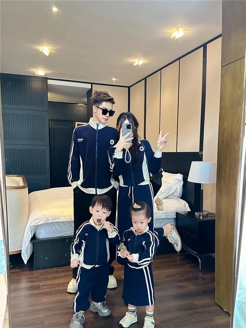 Mẫu áo đồng phục gia đình mùa đông