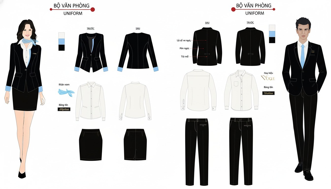 Báo giá may đồng phục vest mới nhất tại Cardina