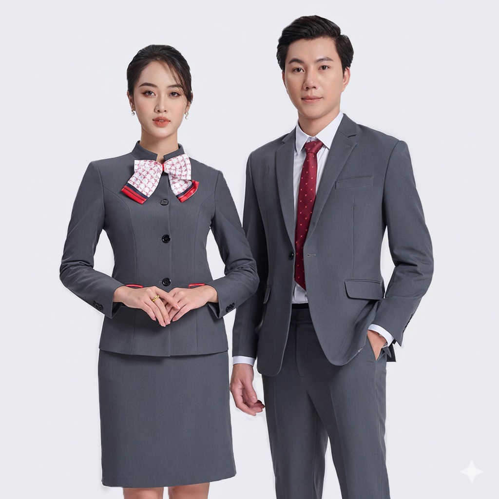 Các mẫu vest đồng phục cho các ngành nghề đặc thù (Khách sạn, Hàng không, Spa...)