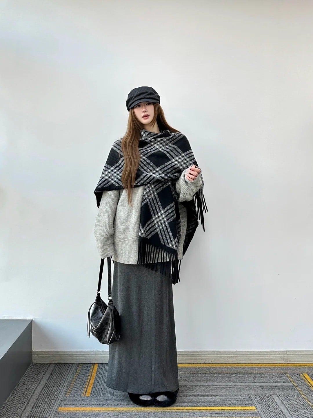 Kiểu khăn quàng đôi (The Double Wrap)