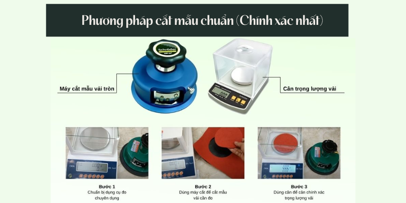 Phương pháp cắt mẫu chuẩn (Chính xác nhất)