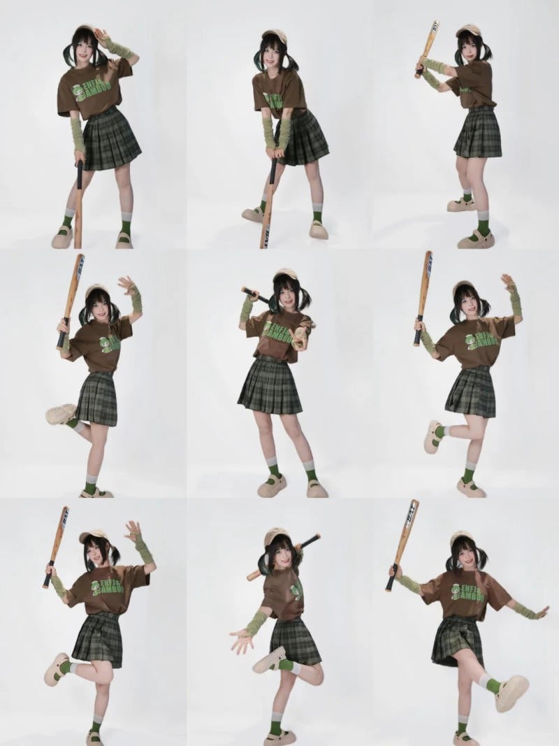 Tại sao concept chụp ảnh với gậy bóng chày lại trở nên “viral”?