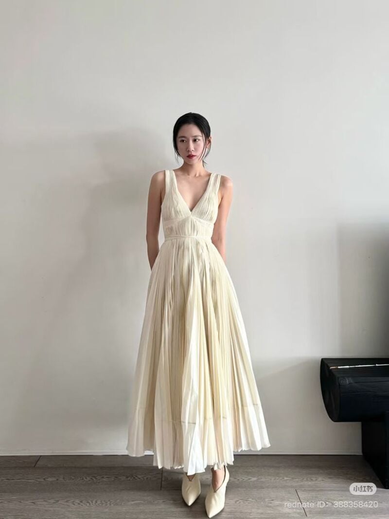 đầm maxi đi đám cưới