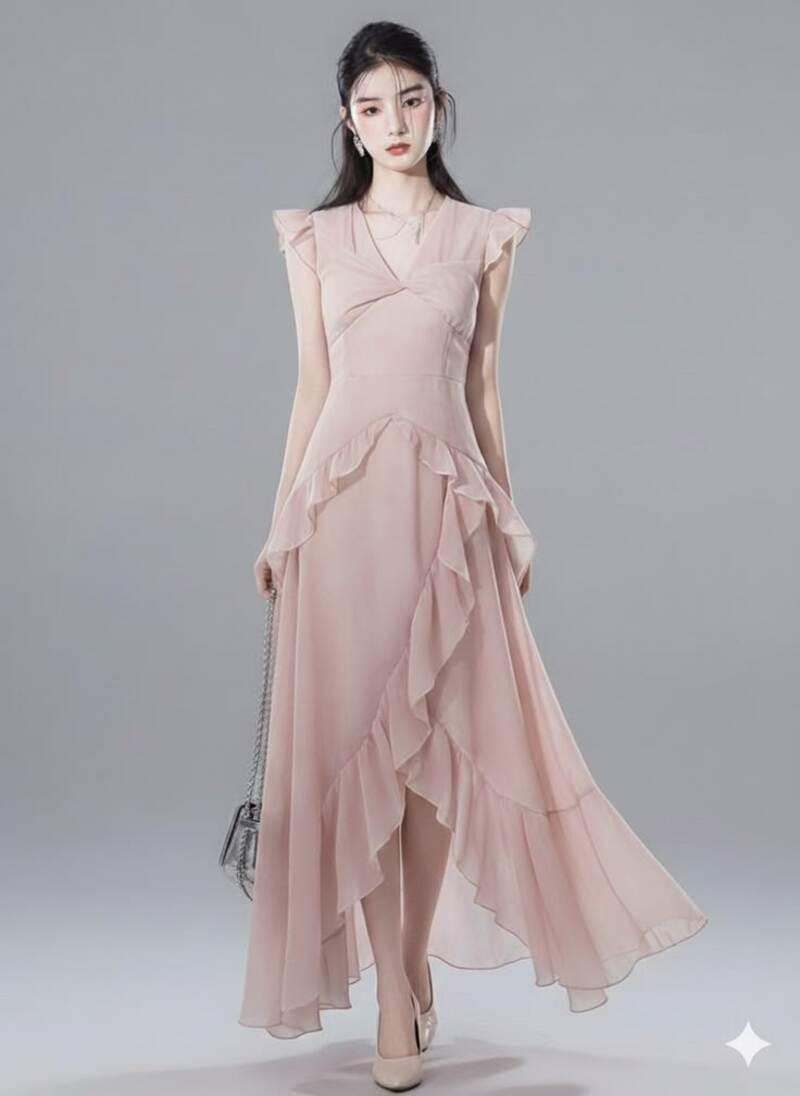 đầm maxi đi đám cưới