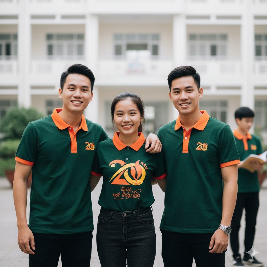 Đồng phục họp lớp đẹp cổ bẻ