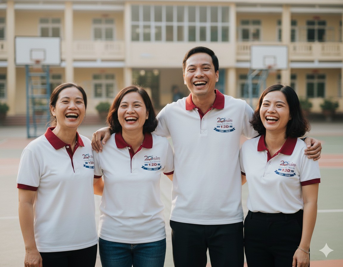 Đồng phục họp lớp đẹp cổ bẻ