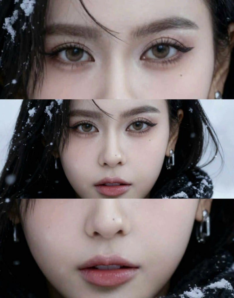 cách tạo ảnh đứng giữa trời tuyết rơi bằng AI