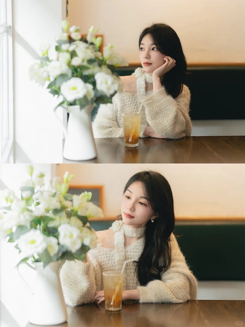 cách tạo dáng chụp ảnh ở quán cafe