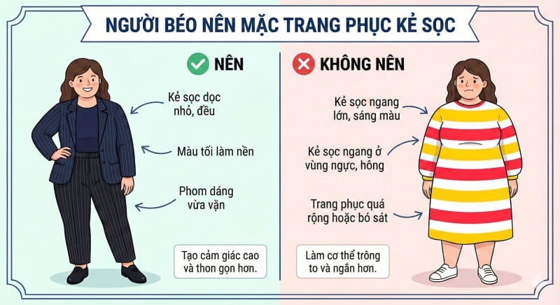 người béo nên mặc đồ màu gì