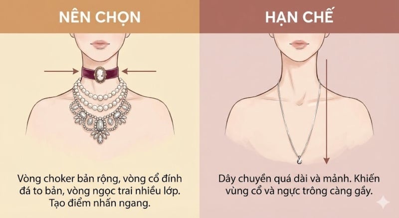 phụ kiện đeo cổ mặc đầm