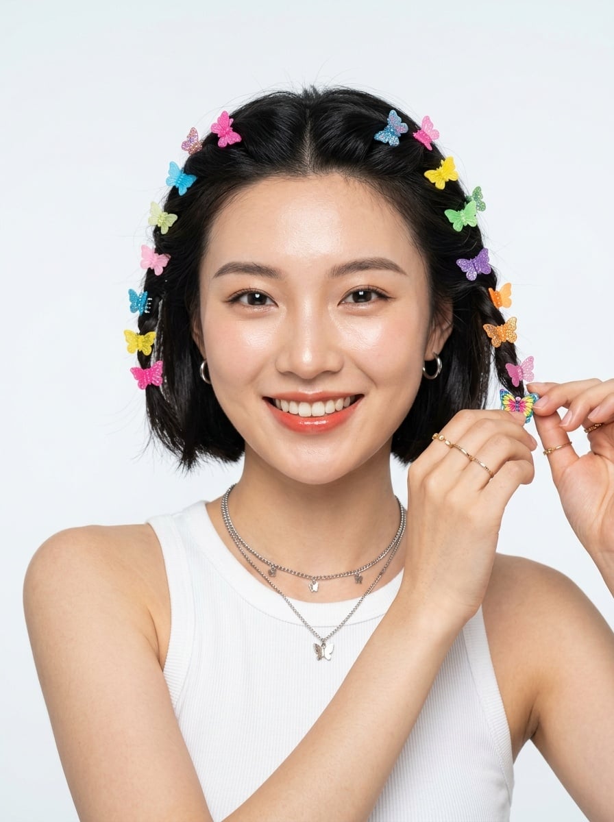 Những kiểu buộc tóc ngắn mùa hè cho nàng thật phong cách