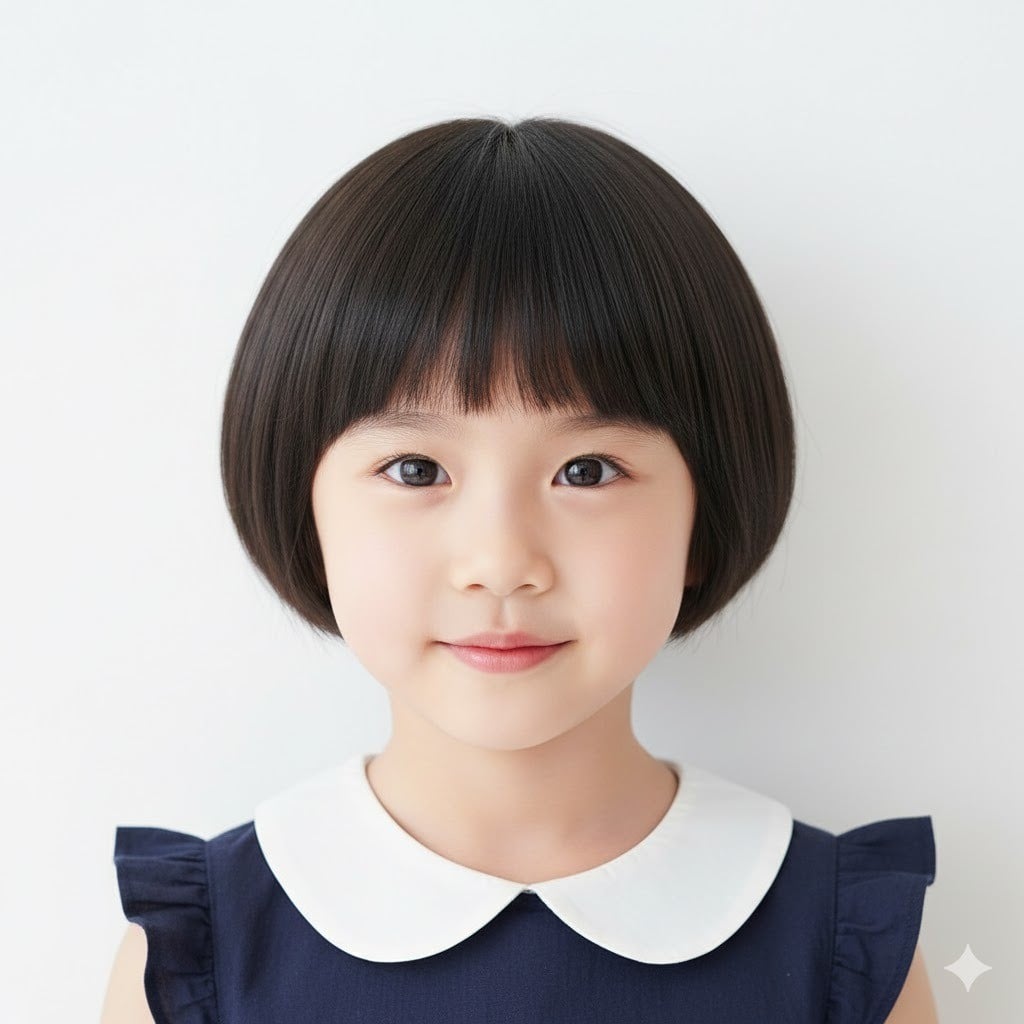 Tóc Mái Maruko (Bowl Cut) Ngộ Nghĩnh