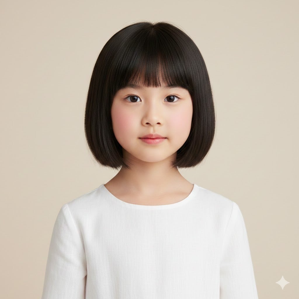 Tóc Cắt Bằng (Blunt Cut) Ngang Cằm