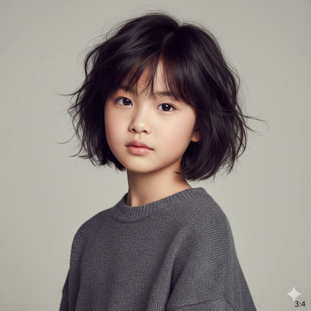 Tóc Ngắn Wolf Cut Mini Cực Chất