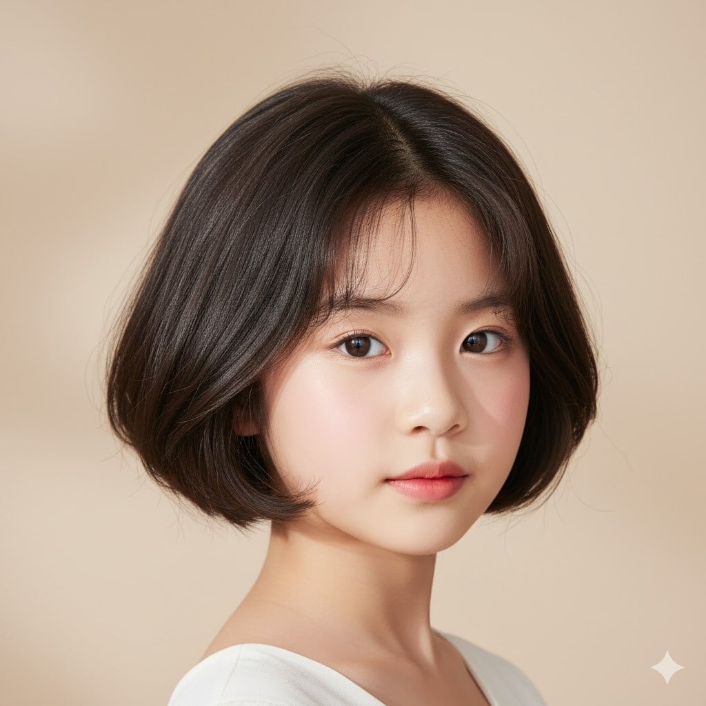 Tóc Ngắn Vểnh Đuôi Kiểu Cách