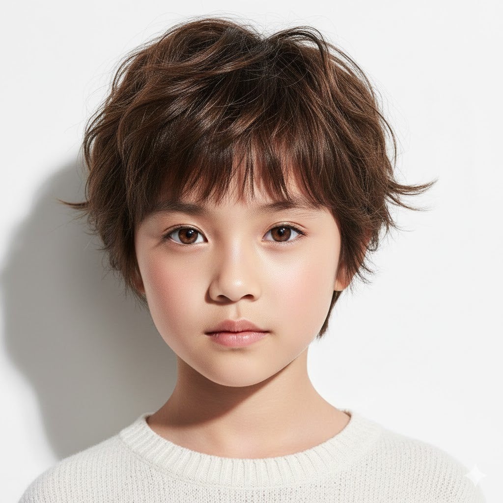 Tóc Ngắn Tỉa Shaggy Đầy Cá Tính