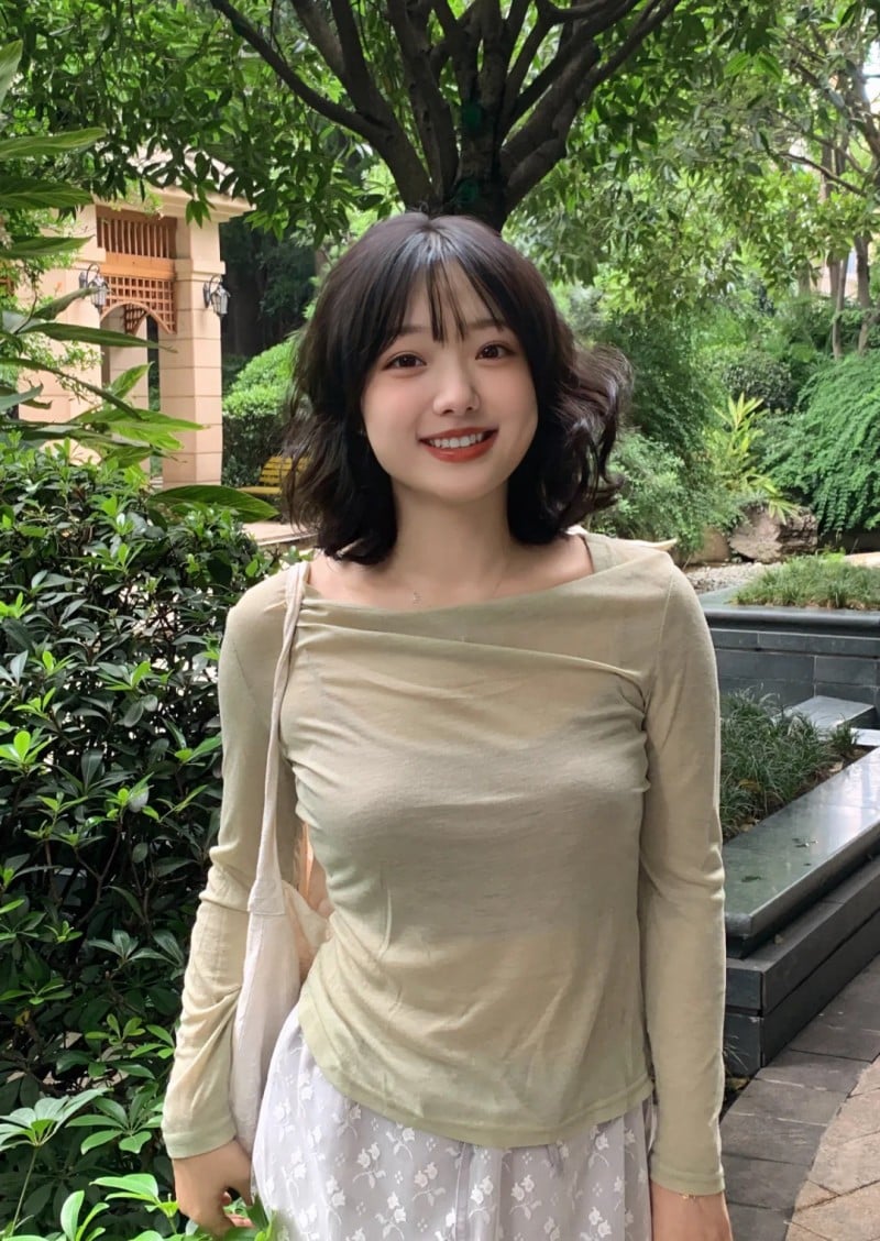 mặt tròn để tóc gì