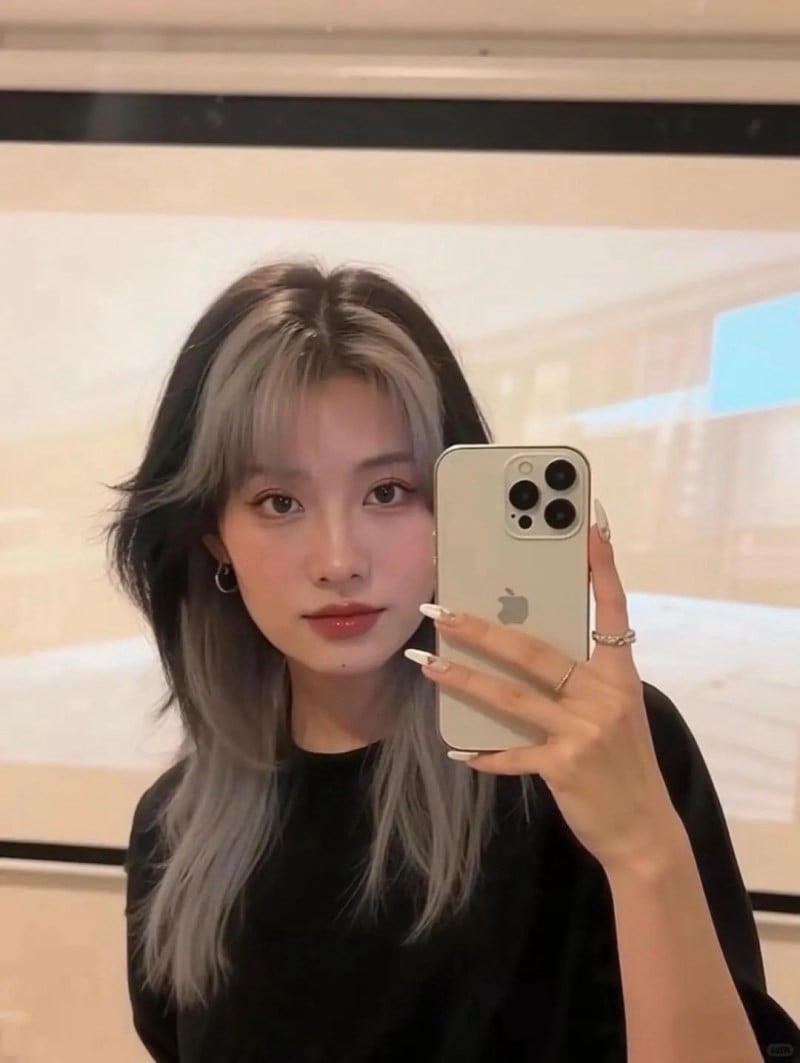 mặt vuông để tóc gì