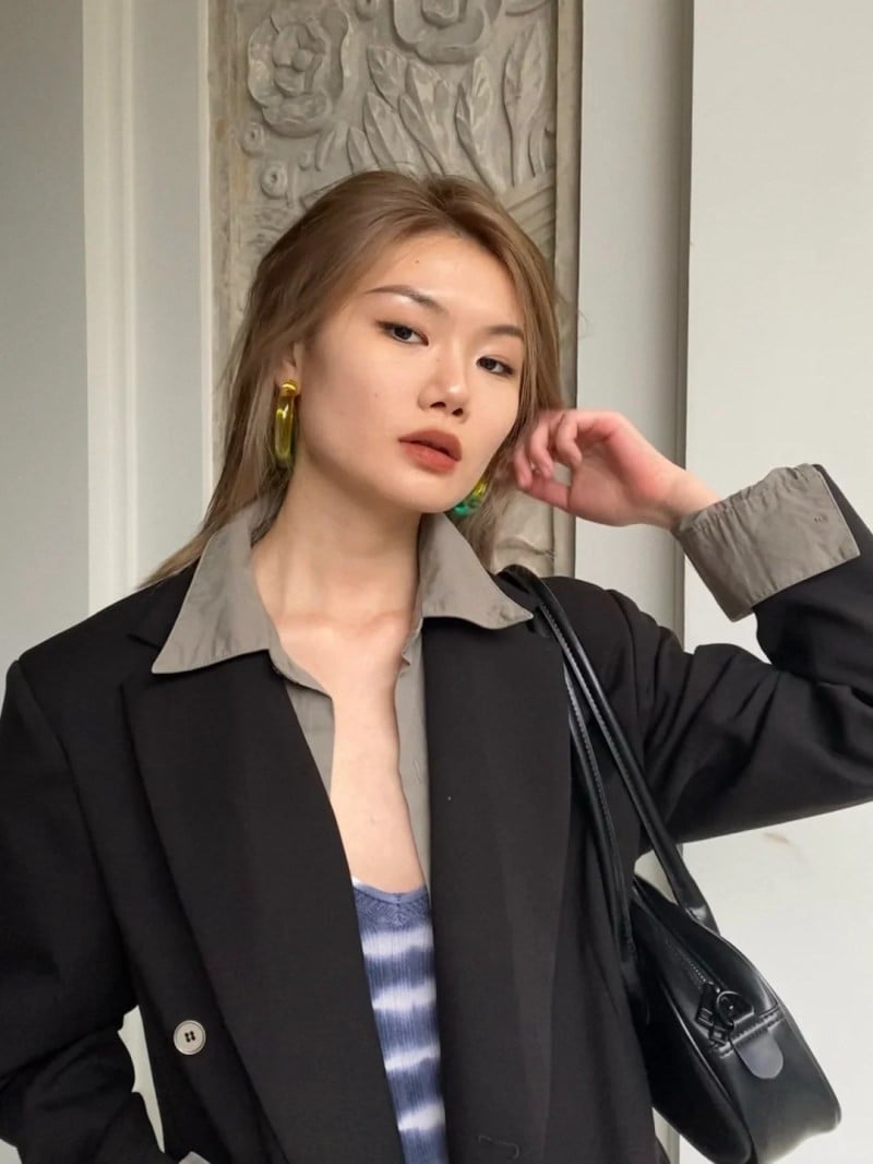 mặt vuông để tóc gì