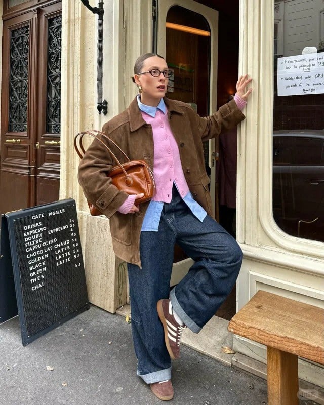 màu nâu mặc với màu gì