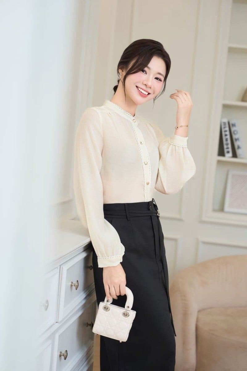 mix chân váy mùa hè