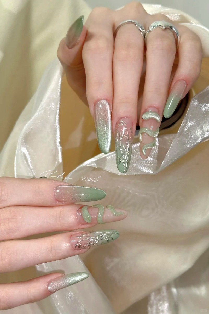 mẫu nail rắn