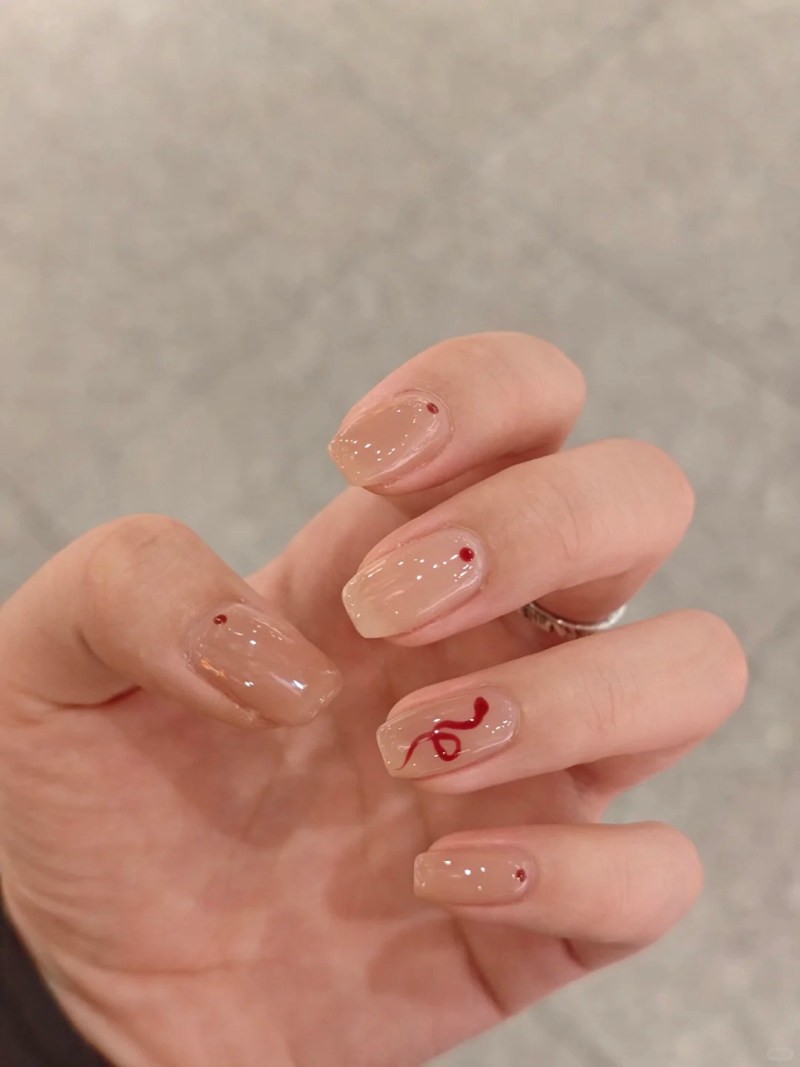 mẫu nail rắn