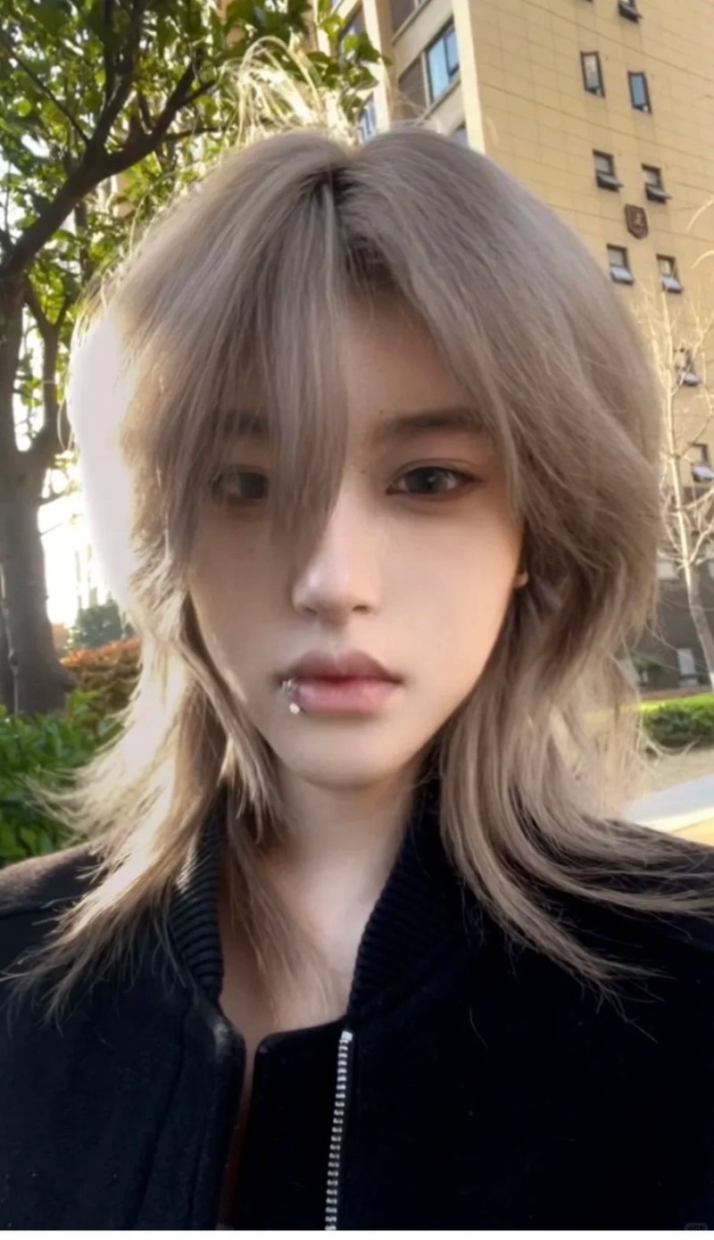 tóc màu nâu trà sữa xám khói