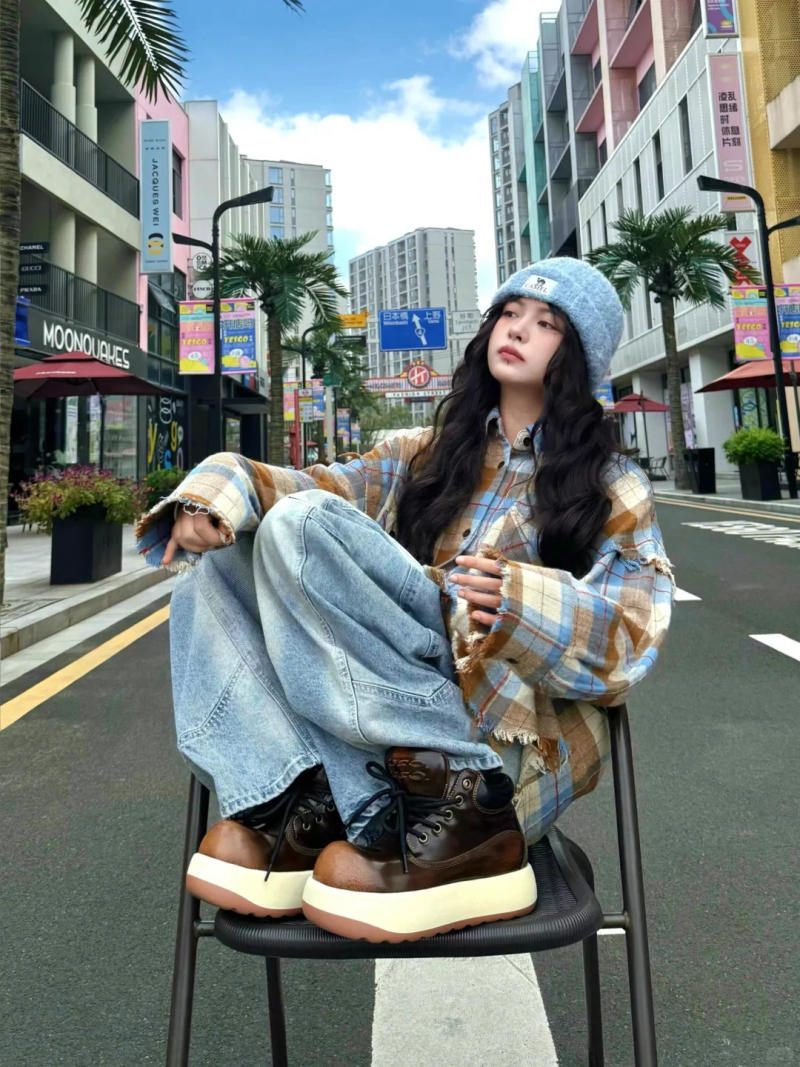 phối đồ bụi bặm cho nữ