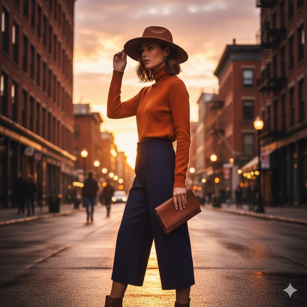 Tương Phản Mạnh với Màu Nóng