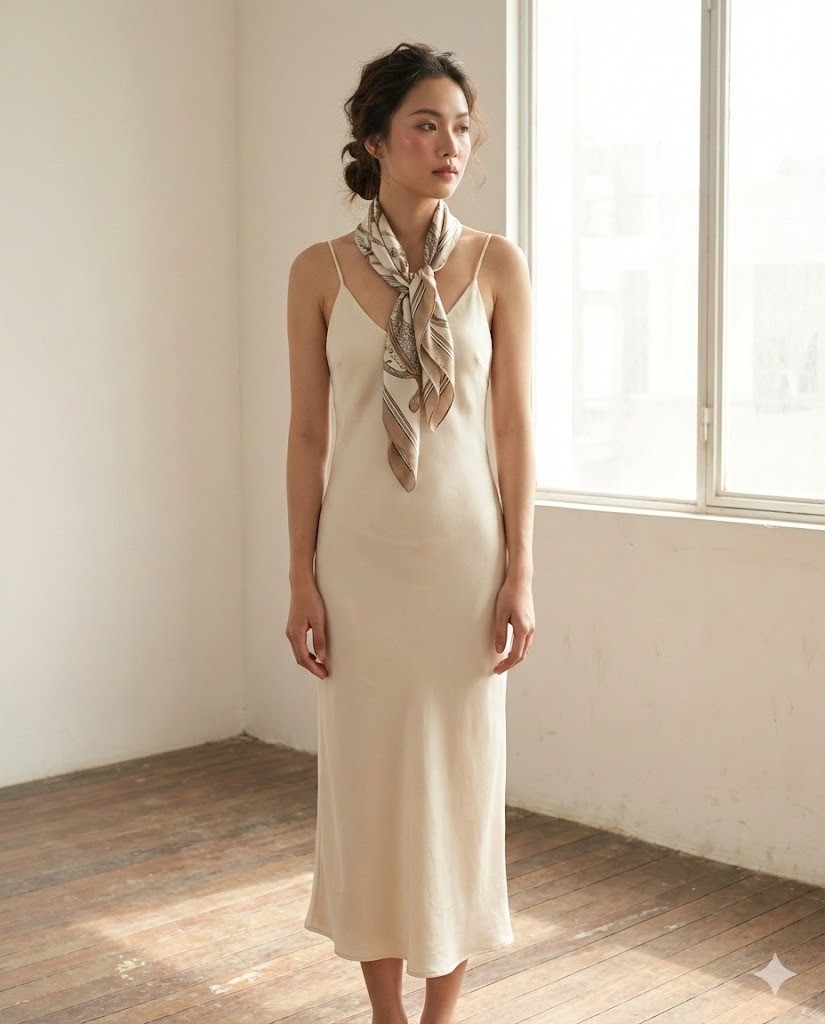 Hóa Nàng Thơ Cổ Điển Với Khăn Lụa