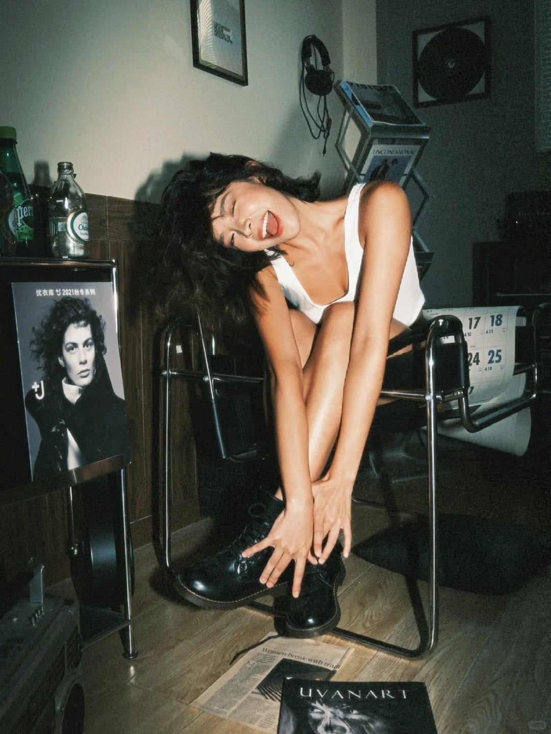 tạo dáng chụp ảnh vớiđèn slash